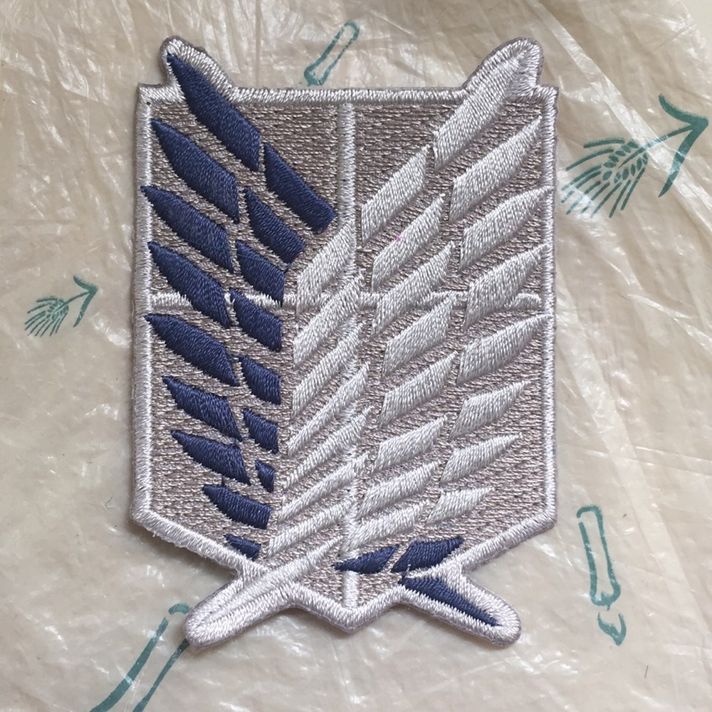 Attack on Titan Cosplay Anime Iron on Patch
